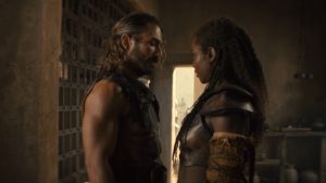 Spartacus: Gia Tộc Ashur tập 9: Sự điên rồ của Ashur và trận chiến đẫm máu tại trường huấn luyện nô lệ