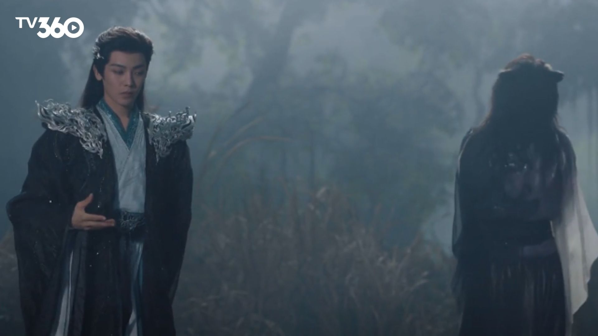 Tiêu Dao và Hồng Diệp cùng nhau ban phát thần lực và yêu lực để chữa lành những tổn thương của mặt đất sau huyết chiến