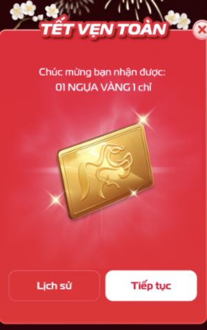 Quà tặng chỉ vàng